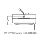 LK179 LED Outdoor Low Profile Light Kit