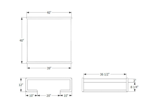 Untitled U2 Square Table