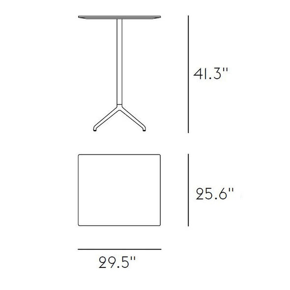 Still Cafe Rectangular Table