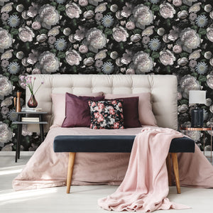Moody Floral Wallpaper