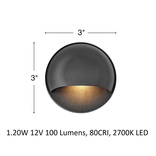 Nuvi Round Outdoor Deck Sconce