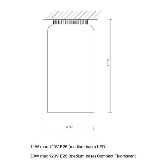 Aspen C17 Flush Mount