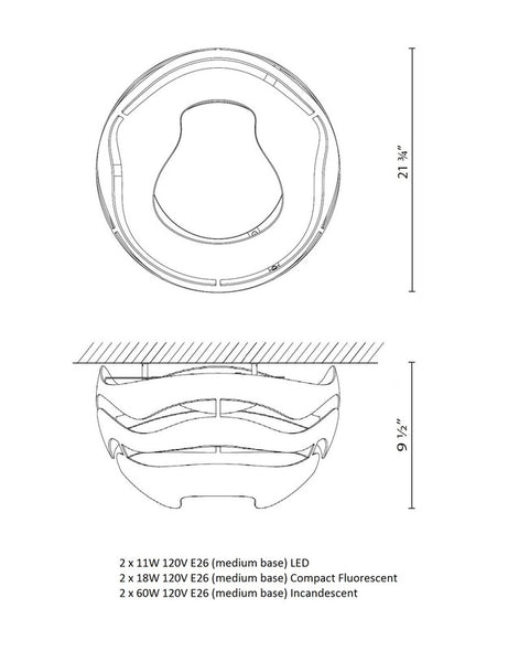 Tree Series C50 Flush Mount