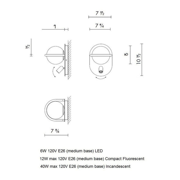 C_Ball 2-Light Wall Light
