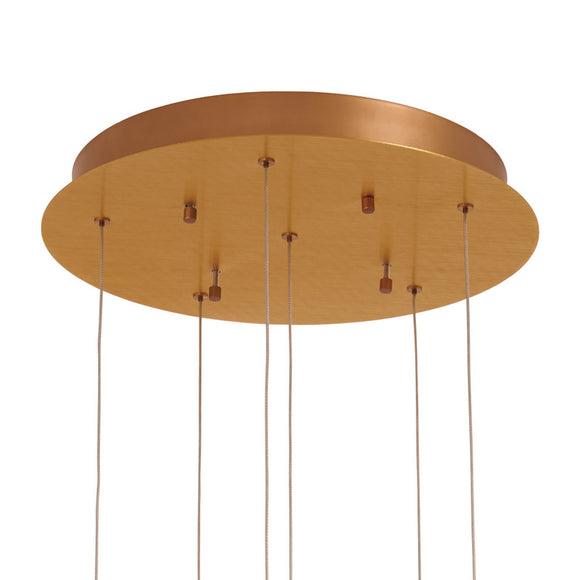 Honey Drip LED Round Multi Light Pendant Light