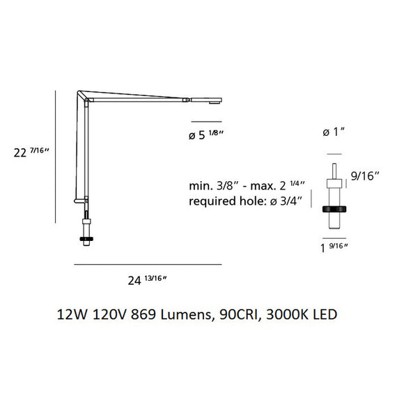 Demetra Professional LED Table Lamp