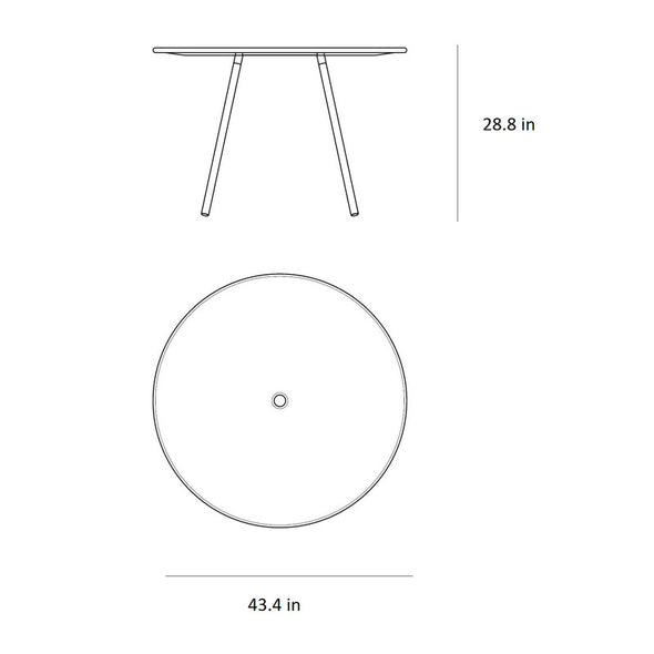 Area Outdoor Dining Table