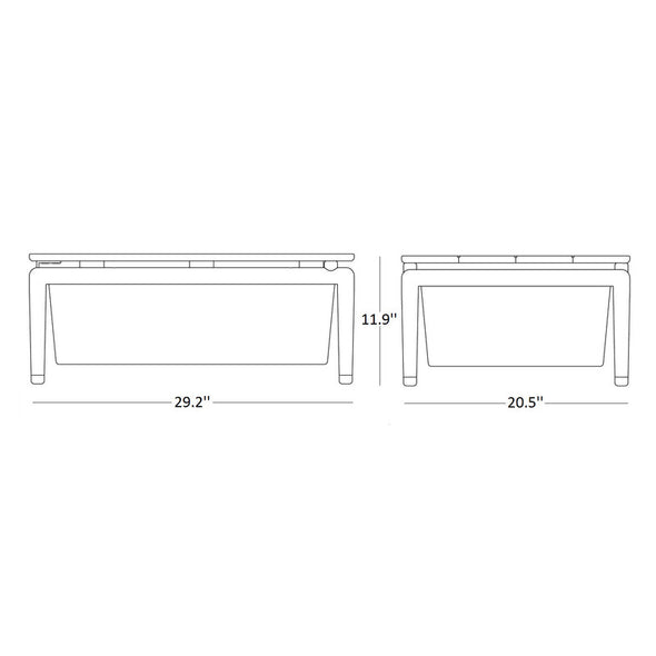 Conic Outdoor Box Table