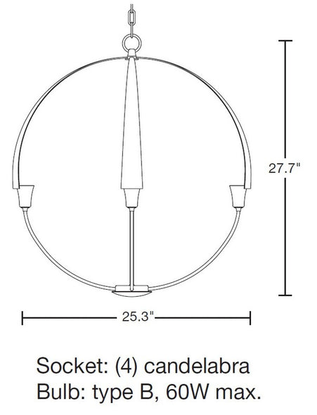 Cirque Chandelier
