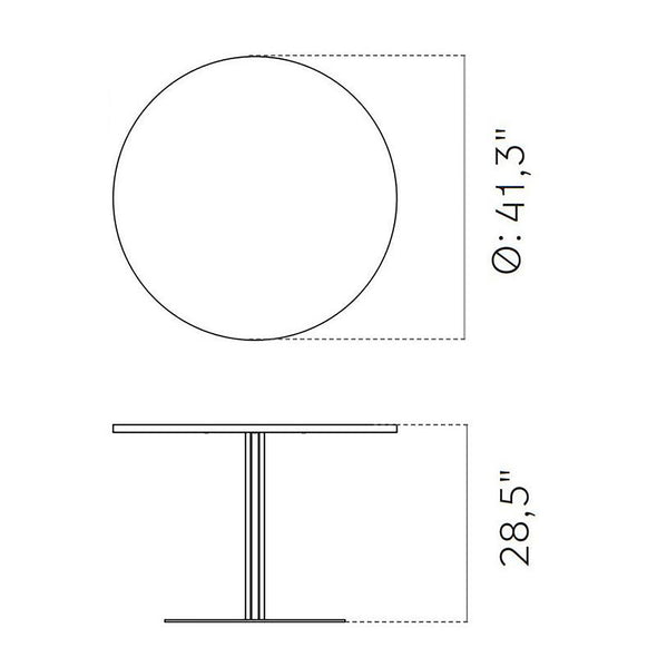 Harbour Column Round Dining Table