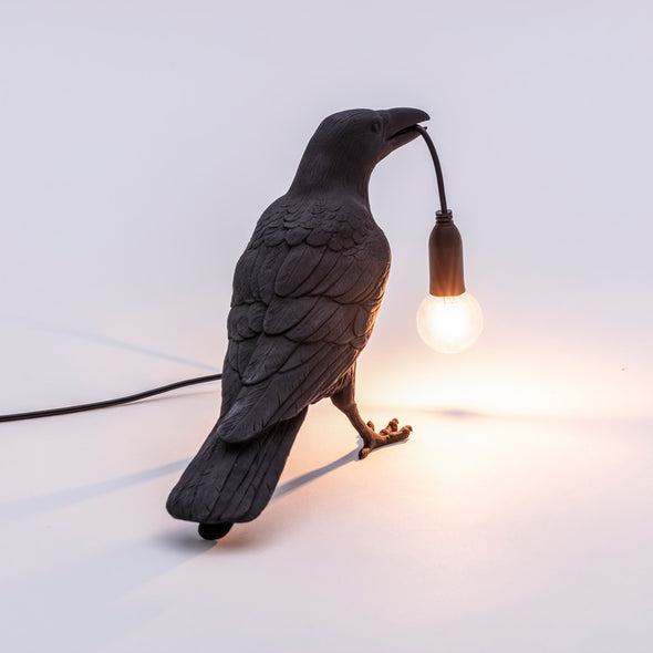 Bird Waiting Outdoor Lamp
