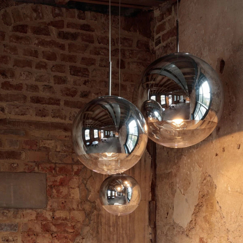 Tom Dixon Mirror Ball Trio LED Multi Light Pendant Light 2Modern