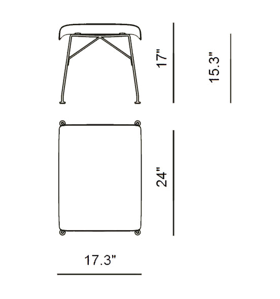 S/Wood Stool