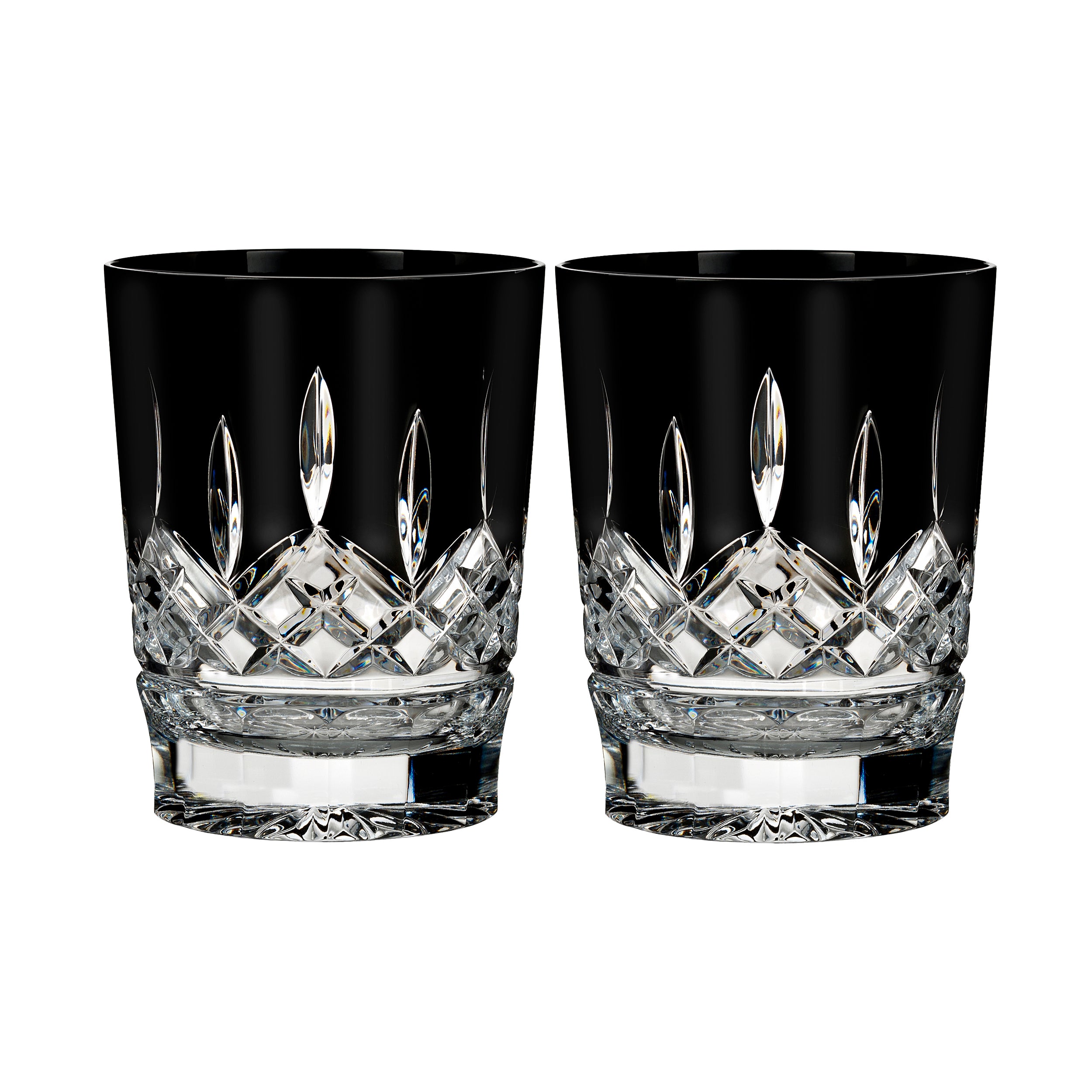 undervandsbåd Bror Bidrag Waterford Lismore Black Whiskey Glasses (Set of 2) - 2Modern