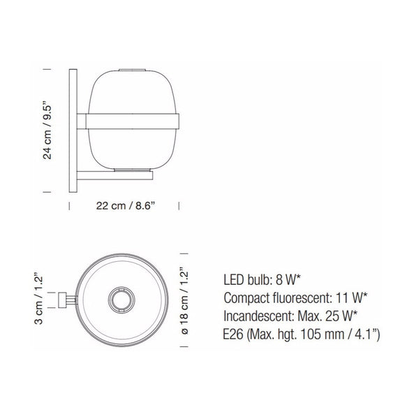 Wally Wall Light