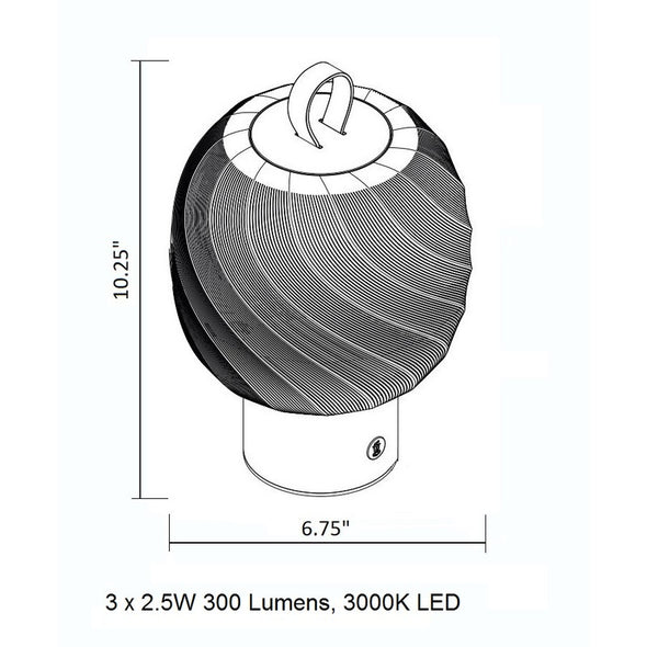 Ice Cream Rechargeable Table Lamp