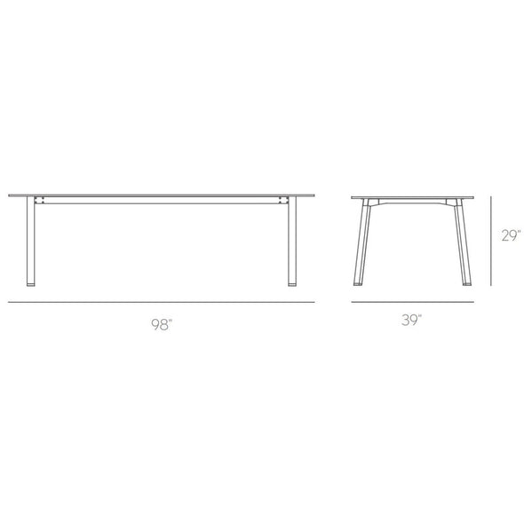 Timeless Rectangular Dining Table