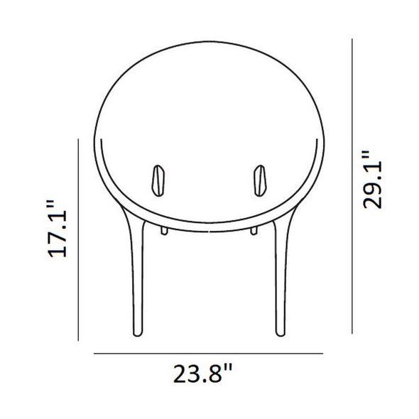 Soft Egg Chair (Set of 4)