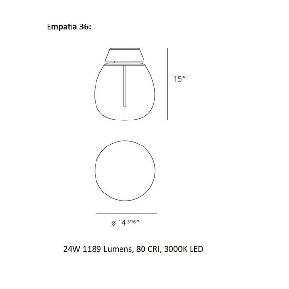 Empatia Wall or Ceiling Light