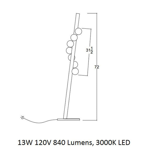 Willow LED Floor Lamp