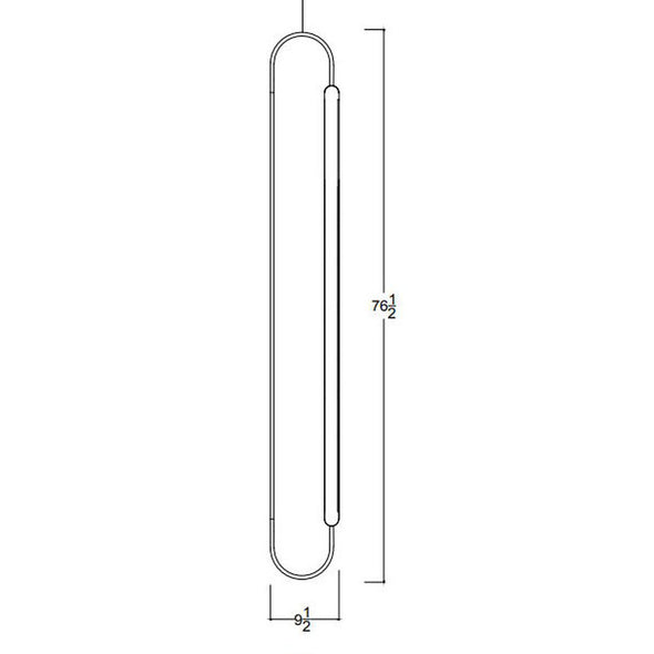 Link Vertical LED Pendant Light