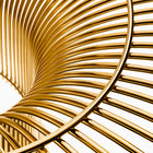 Platner Gold Stool