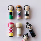 Frida Kokeshi Doll