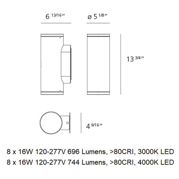 Calumet Outdoor Double Wall Light