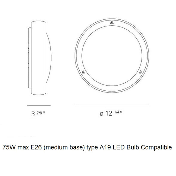 Niki Outdoor Wall/Ceiling Light