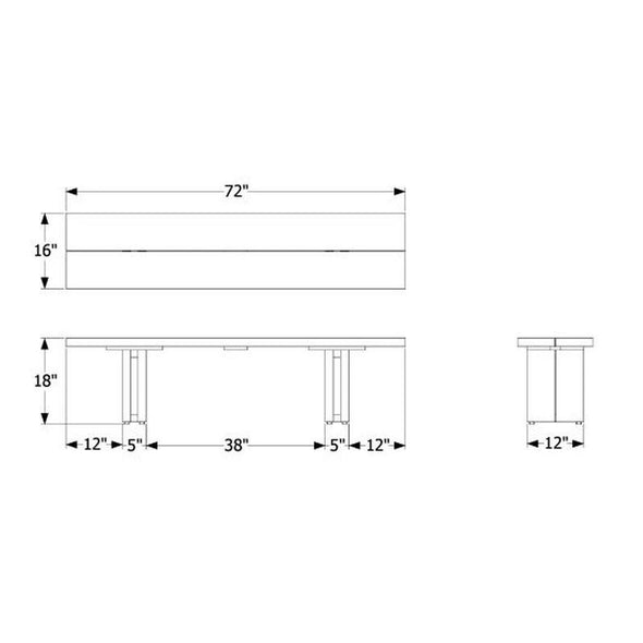 Occidental Accoya Bench