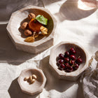 Modernist Octagonal Marble Bowl