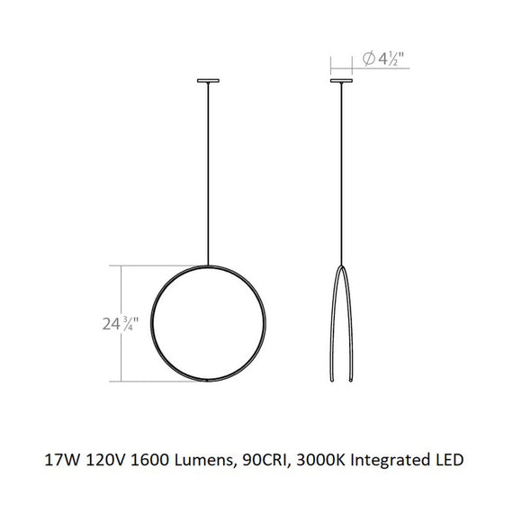 Torc LED Pendant Light