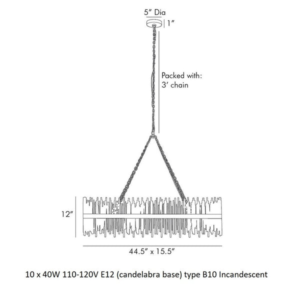 Prescott Oval Chandelier