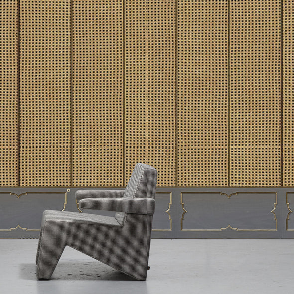 Wainscoting Webbing Wallpaper