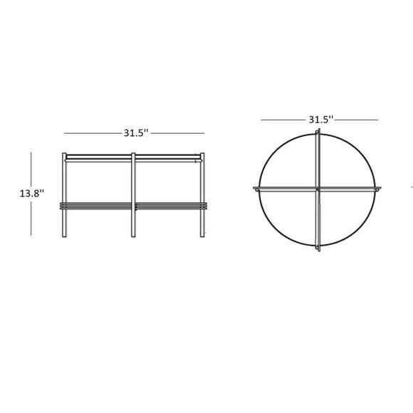 TS Round Coffee Table