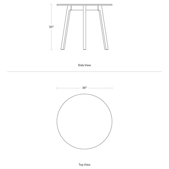 Apt Round Cafe Table
