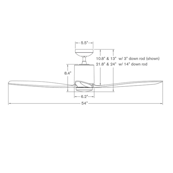 LeatherLuxe Ceiling Fan
