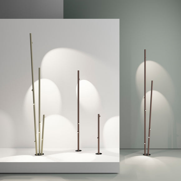 Bamboo Outdoor Floor Lamp