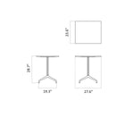 Harbour Column Rectangular Dining Table with Star Base