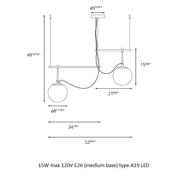 NH S3 Tow Arms Suspension Light