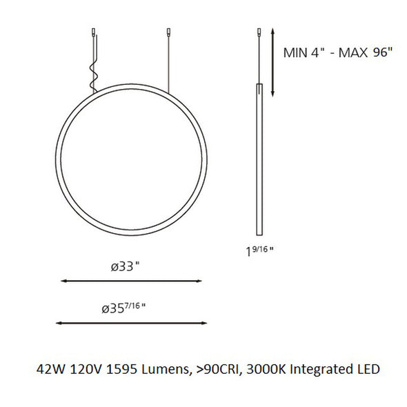 "O" Outdoor Suspension Light