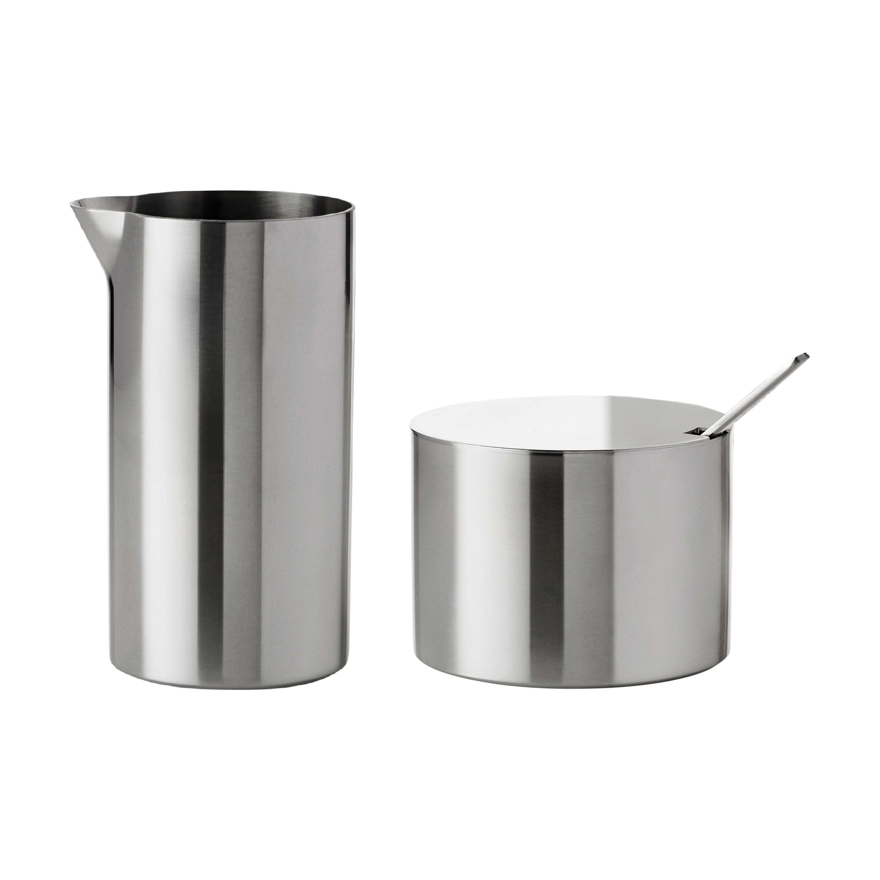 Stelton ステンレス　arne jacobsen 調味料入れ Stelton AJ Creamer with Sugar Bowl - 2Modern