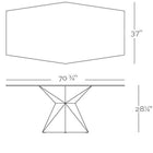 Vertex Rectangle Table - Full White