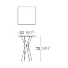 Illuminated Vertex Square Table
