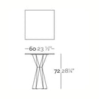 Illuminated Vertex Square Table