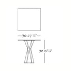 Illuminated Vertex Square Table