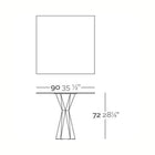 Illuminated Vertex Square Table