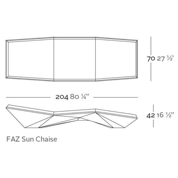 Illuminated Faz Sun Chaise