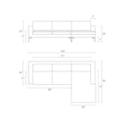 New Standard Sofa with Arm Chaise