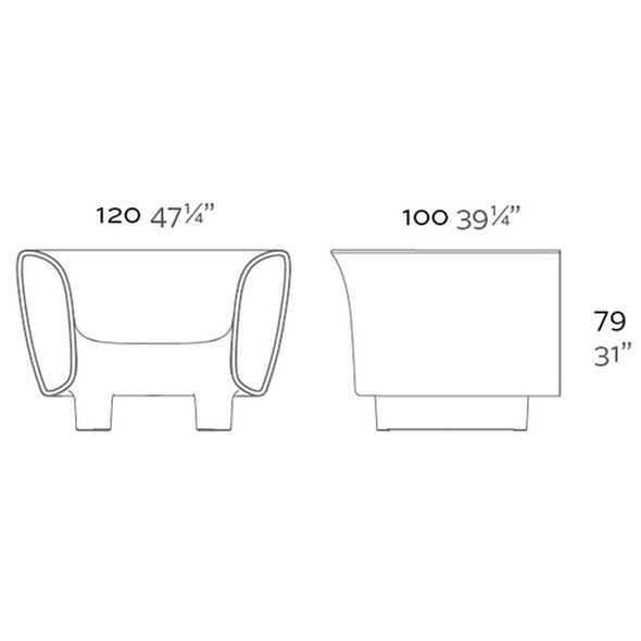 Bum Bum Illuminated Lounge Chair
